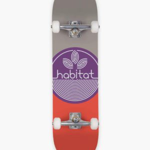 Habitat Leaf Dot Complete Skateboard - 8"