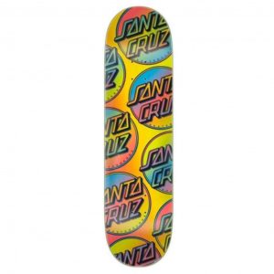 Santa Cruz Contra Allover Skateboard Deck Multi 8.25"